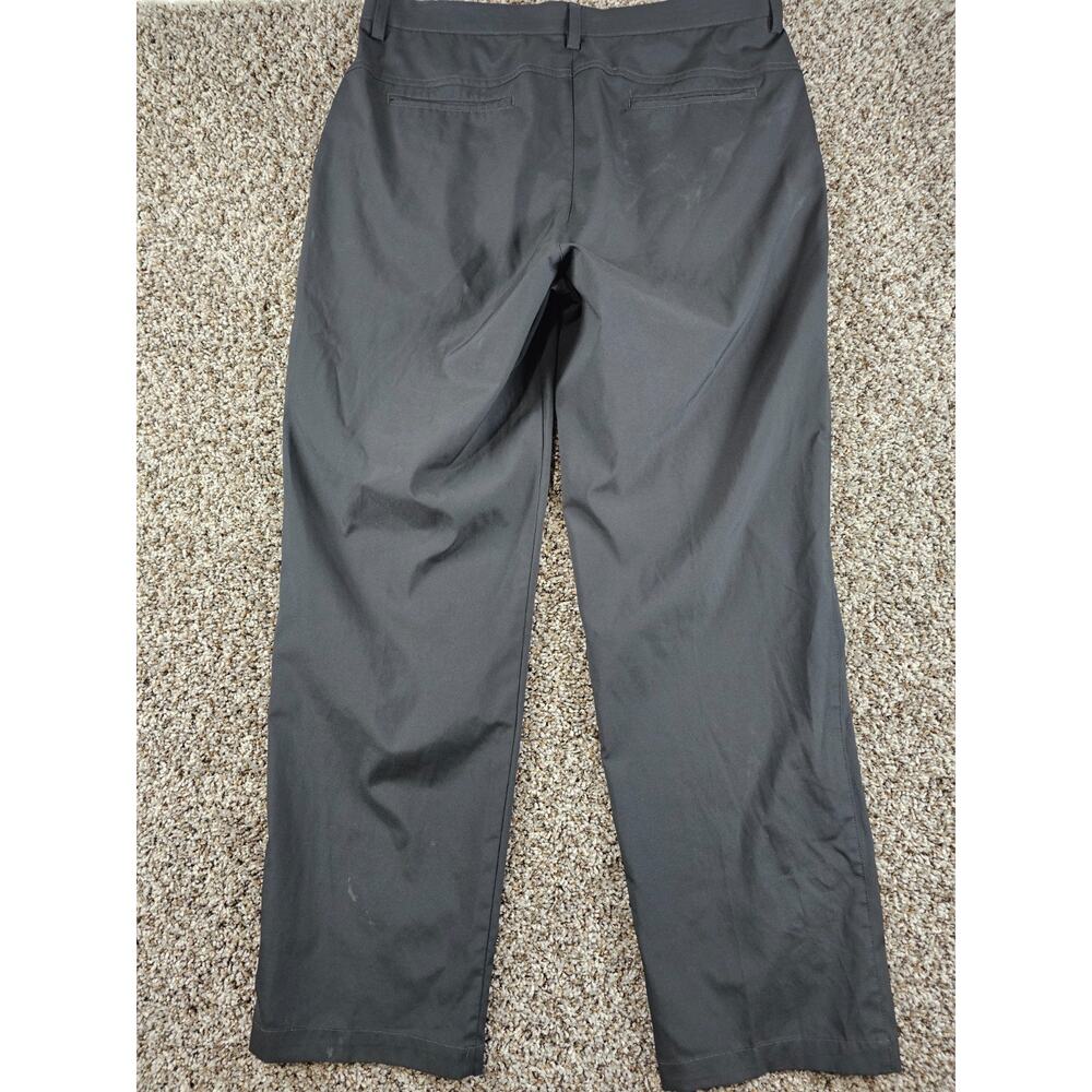 PGA Tour Pro Series Mens Sz 36x32 Flat Front Chino Golf Pants Black - Picture 4 of 4